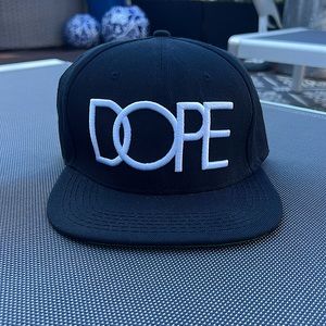 DOPE Couture Black SnapBack Adjustable Hat